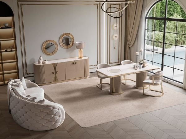 Lavin Yemek Odası ( Masa + 6 Sandalye )