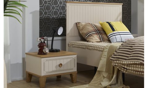 Ege Genç Odası Takımı (4 Kapılı Dolap*Karyola*Komodin)