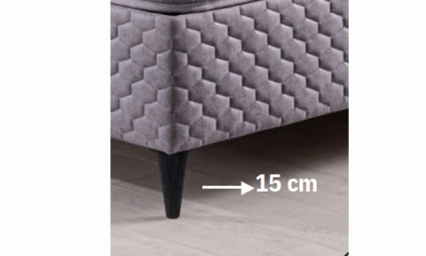 Sultan 120*200 cm Tek Kişilik Başlıklı Baza Seti