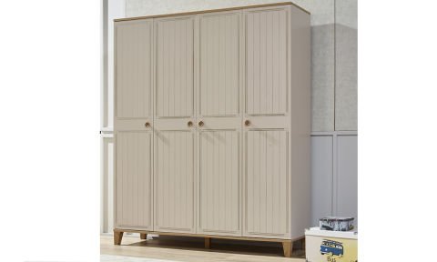 Ege Genç Odası 4 Kapılı Dolap