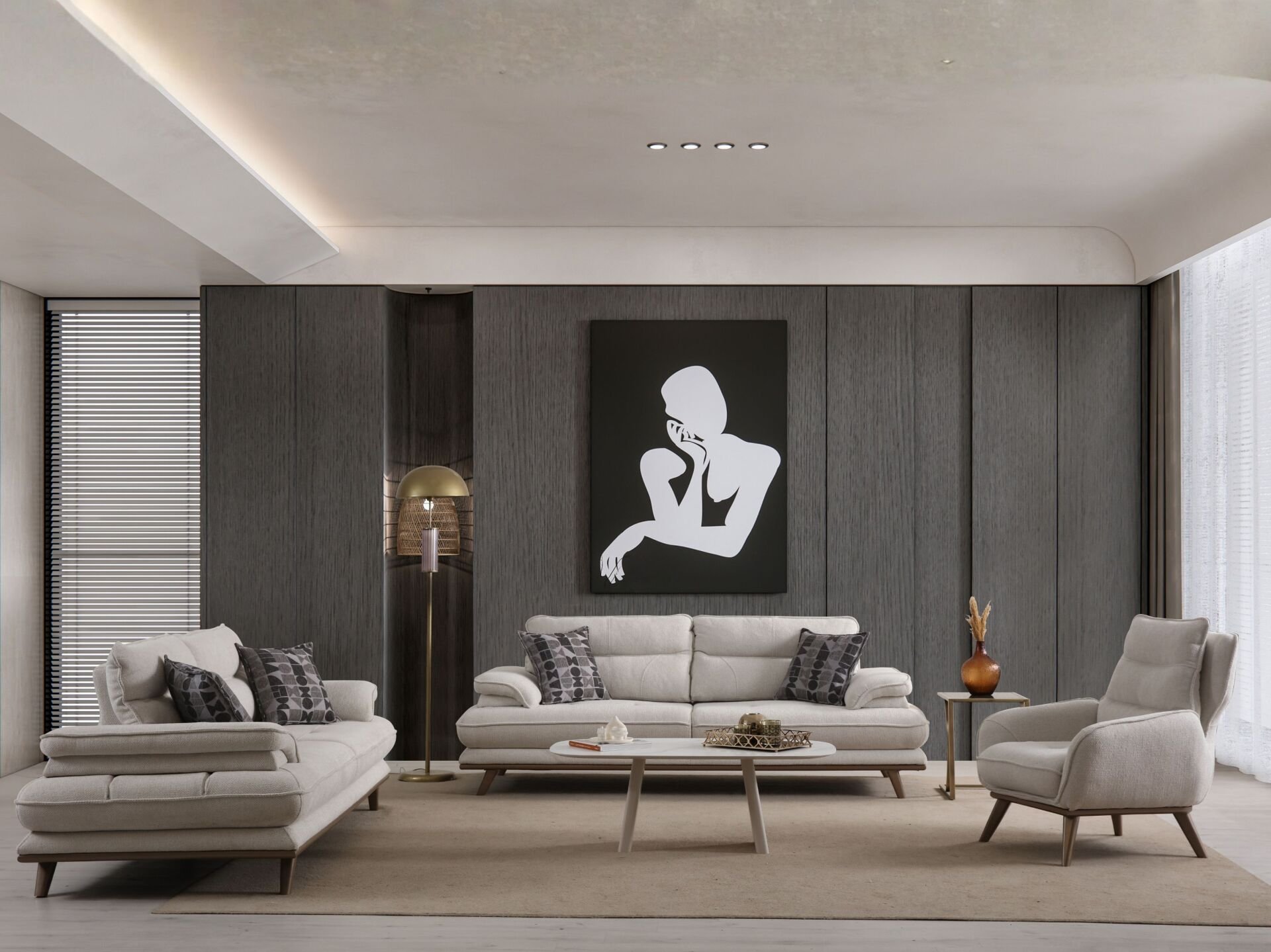 Golf Koltuk Takımı ( 3+3+1 )