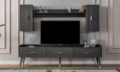 Tesla Antrasit Tv Ünitesi