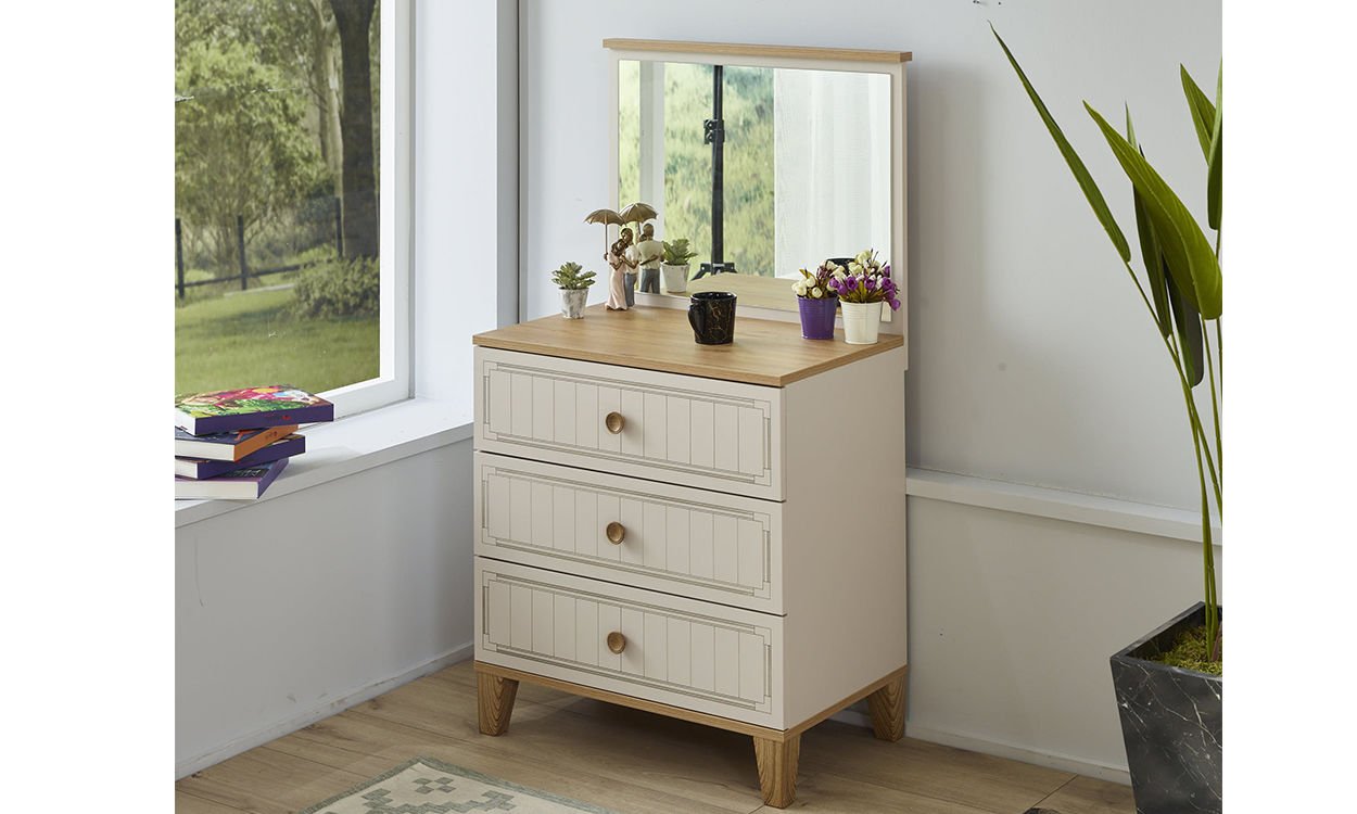 Ege Genç Odası Aynalı Şifonyer