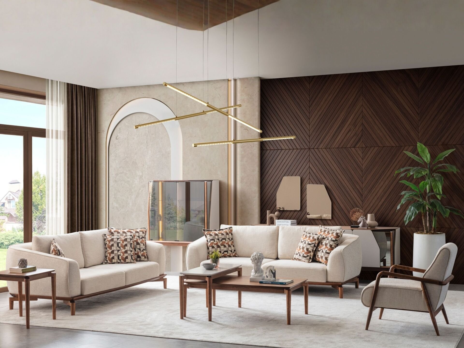 Lotusa Koltuk Takımı ( 3+3+1 )