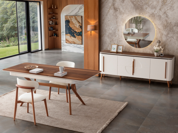 Elit Antik Gold Yemek Odası