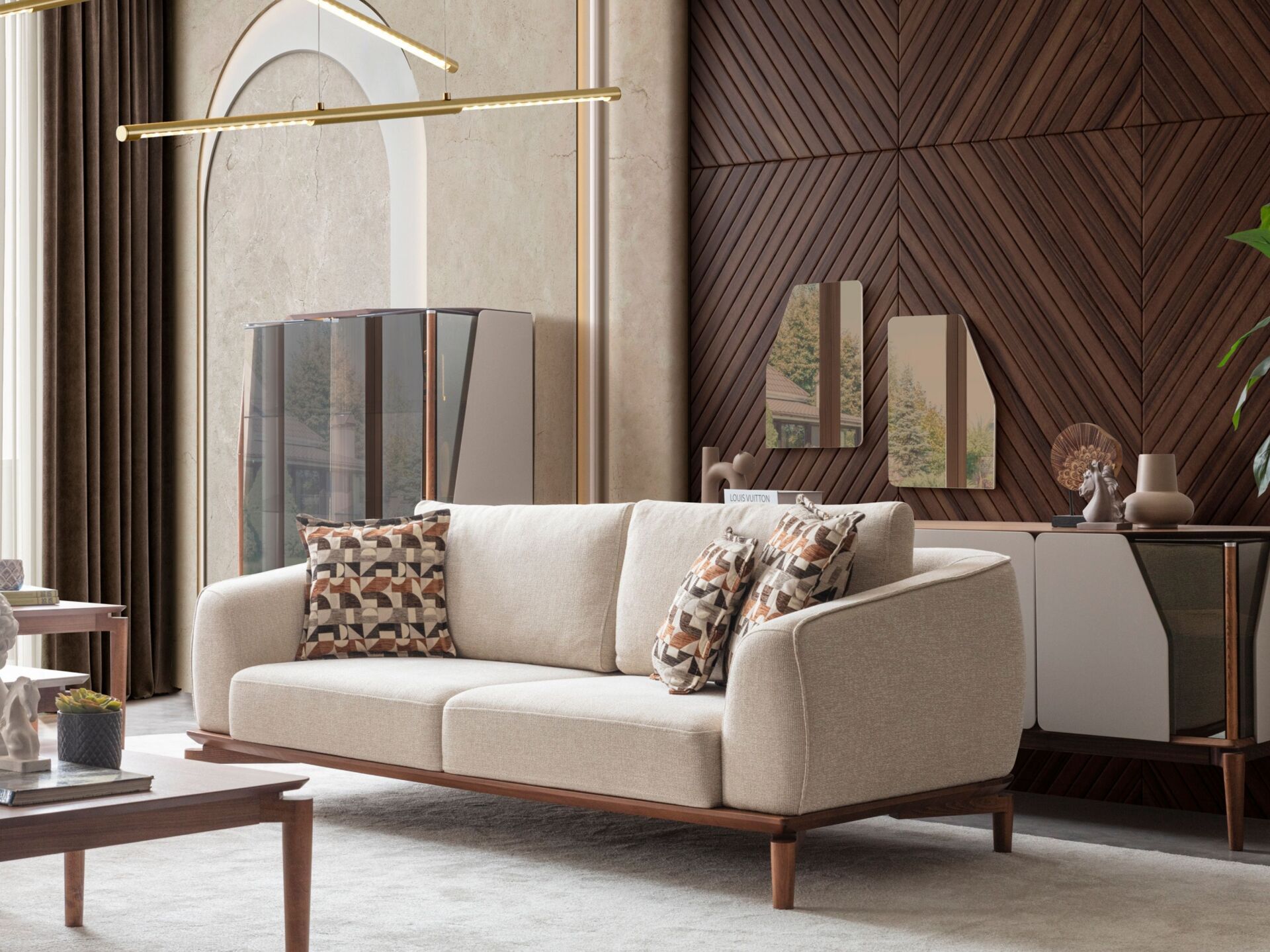 Lotusa Koltuk Takımı ( üçlü)