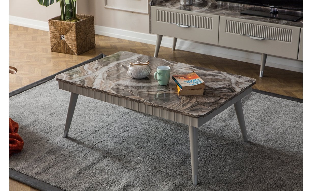 Tesla Orta Sehpa (Cappucino)