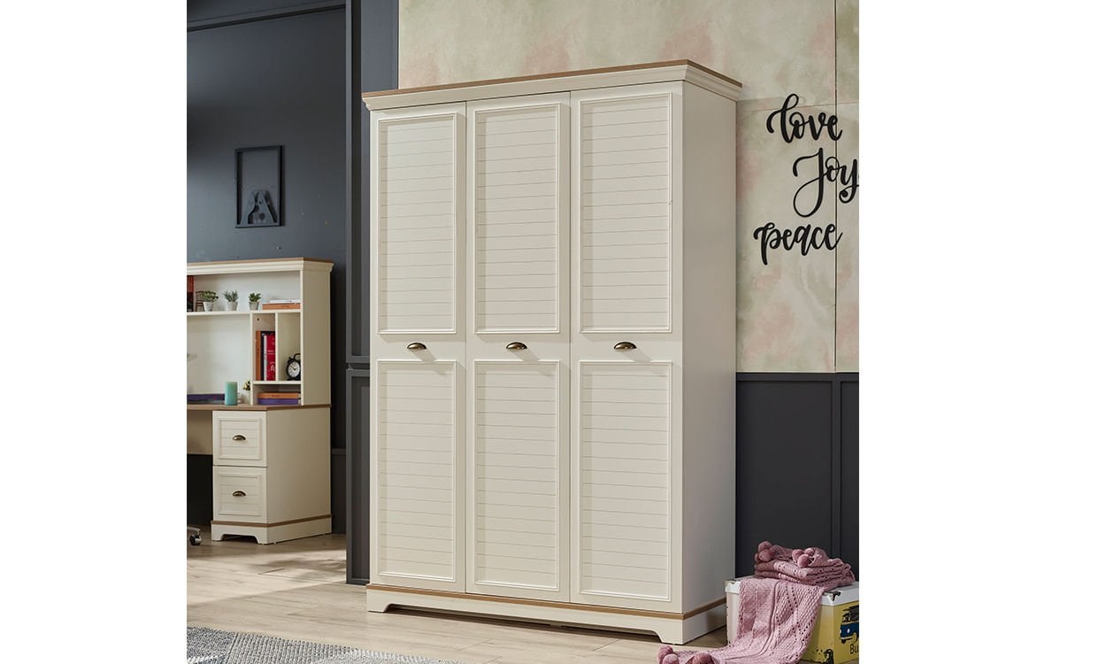 Arte Genç Odası 3 Kapılı Dolap