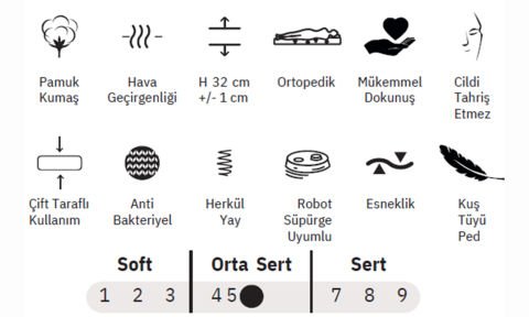 Leon 100*200 cm Tek Kişilik Başlıklı Baza Seti