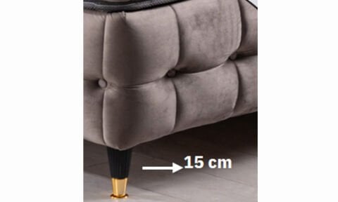 Leon 120*200 cm Tek Kişilik Başlıklı Baza Seti