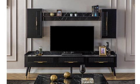 Tesla Siyah Tv Ünitesi