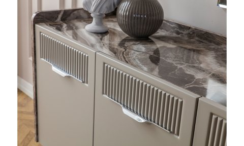 Tesla Cappucino Yemek Masası ve 6 Sandalye