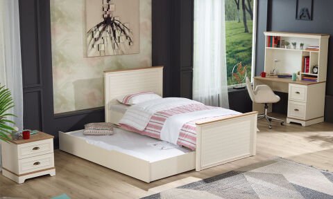 Arte Genç Odası 100*200 cm Başlıklı Yavrulu Karyola