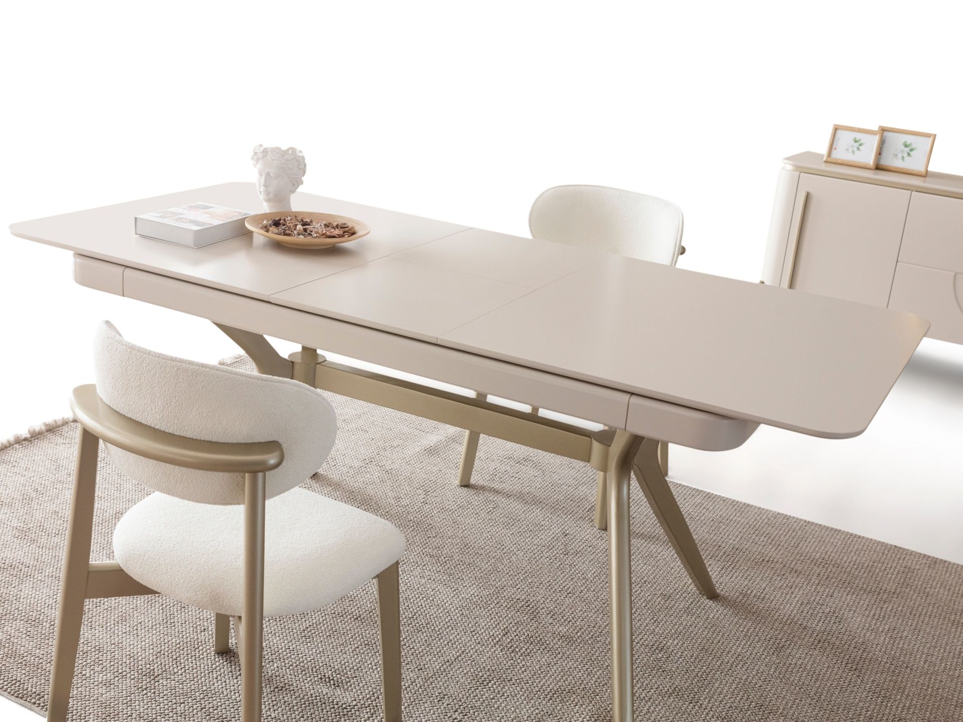 Elit Aytaşı Ceviz Yemek Odası ( Masa + 6 Sandalye )