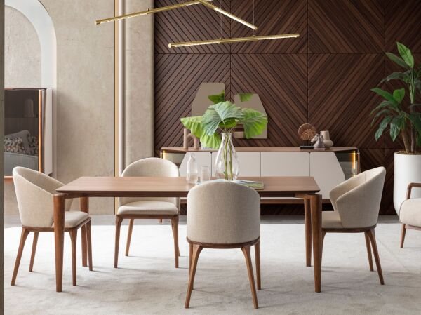 Lotusa Yemek Odası ( 6 sandalye )