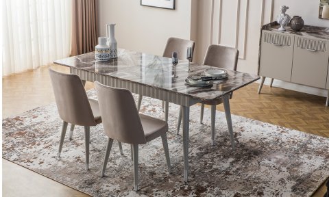 Tesla Cappucino Yemek Odası Takımı