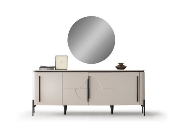 Elit Sis Gri Yemek Odası ( Konsol )