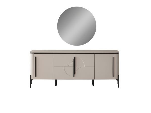 Elit Sis Gri Yemek Odası ( Konsol )