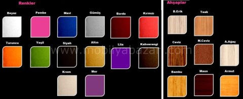 Sedef Metal Ahşap Tek Kişilik Ranza 90*200 cm