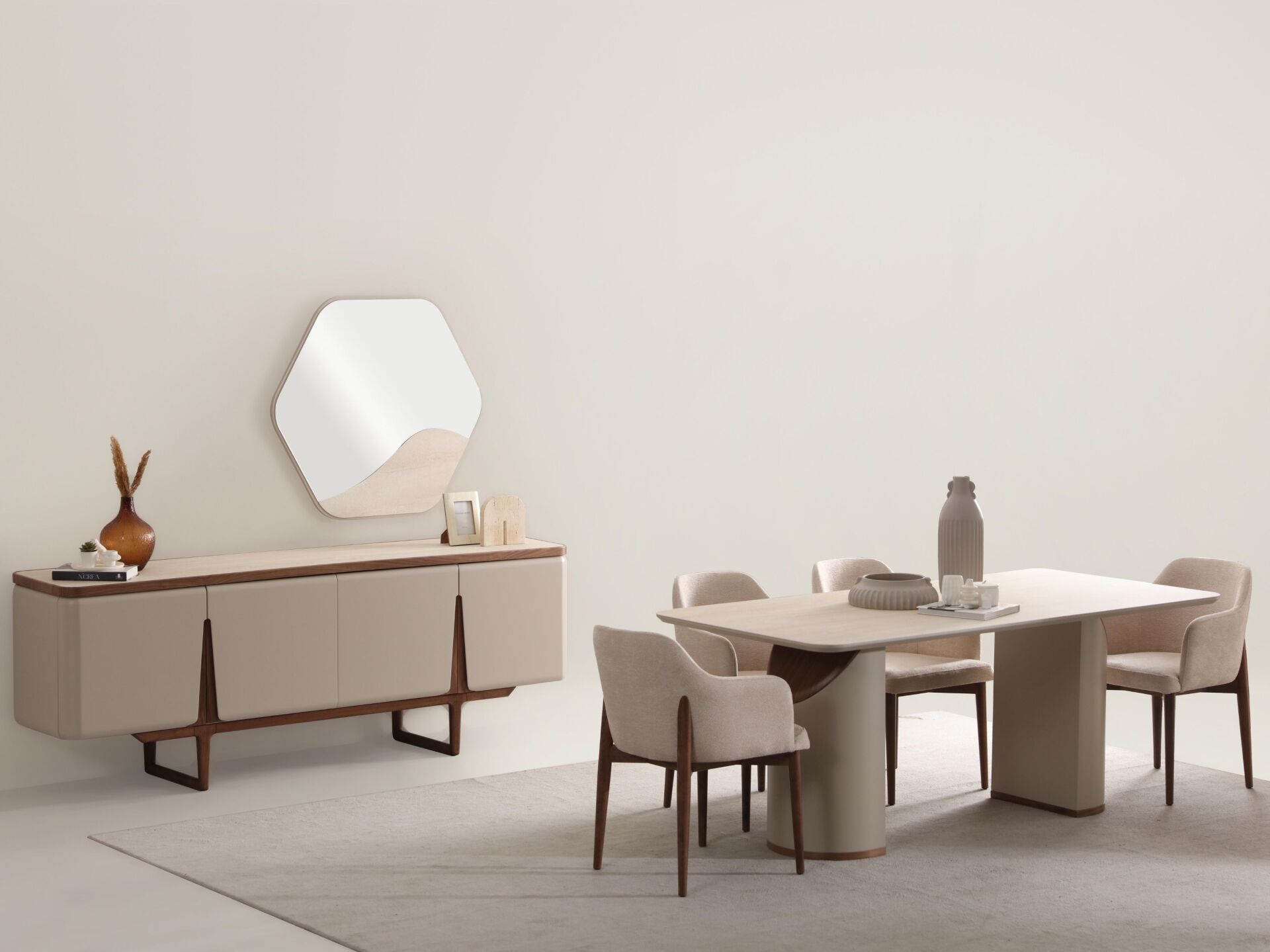 Terra Yemek Odası ( masa + 6 sandalye )