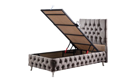 Cappy 100*200 cm Tek Kişilik Başlıklı Baza Seti