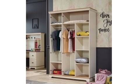 Arte Çocuk Odası (Montessori, 3 Kapılı Dolap, Aynalı Şifonyer)