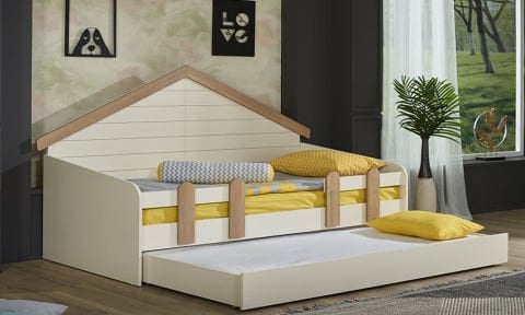 Arte Çocuk Odası (Montessori, 4 Kapılı Dolap, Aynalı Şifonyer)