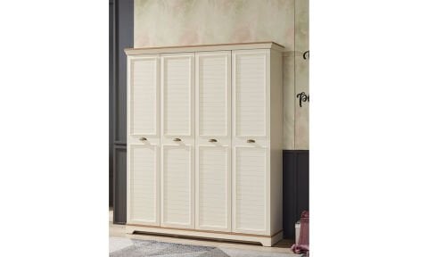 Arte Çocuk Odası (Montessori, 4 Kapılı Dolap, Aynalı Şifonyer)