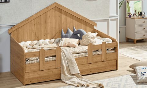 Ege Çocuk Odası (Montessori, 4 Kapılı Dolap, Aynalı Şifonyer)