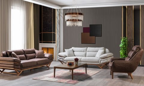 Maserati  Modern Koltuk Takımı (3+3+1)