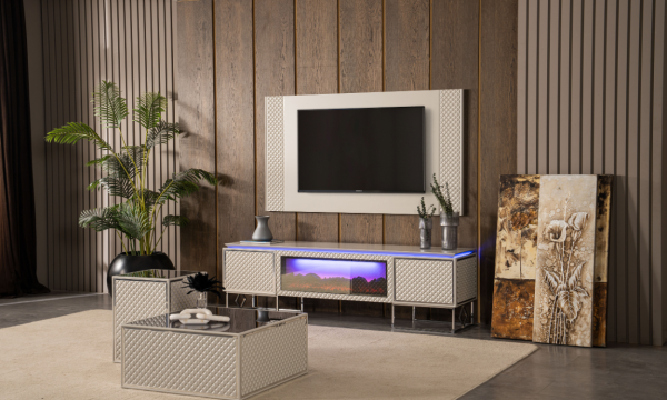 Pradax Orta Sehpa(Gümüş)