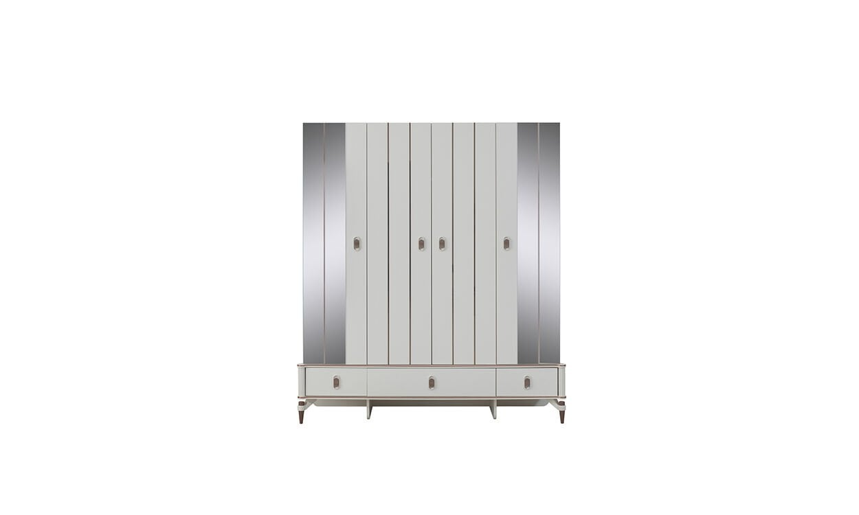 Lora Genç Odası 4 Kapılı Dolap