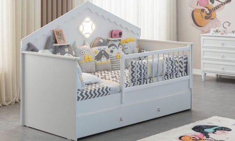 Royal Çocuk Odası Takımı (3 Kapılı Dolap *90x190 Montessori* Şifonyer)