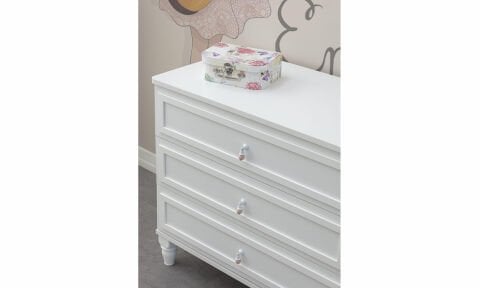 Royal Çocuk Odası Takımı (3 Kapılı Dolap *90x190 Montessori* Şifonyer)