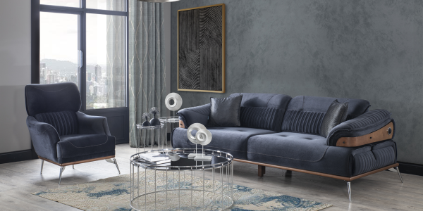 Milas Koltuk Takımı (Lacivert)