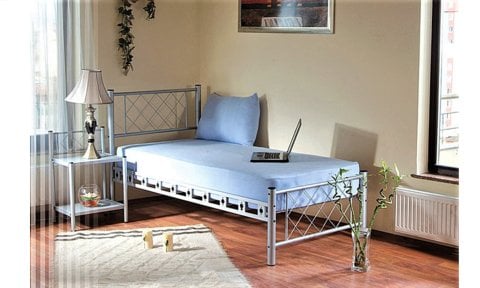 Poligon Metal Ferforje Tek Kişilik Karyola 90*190 cm