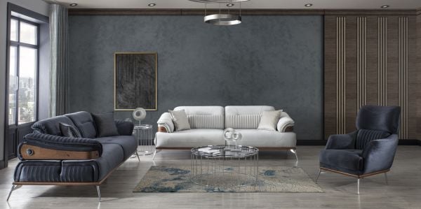 Milas Koltuk Takımı (Lacivert)