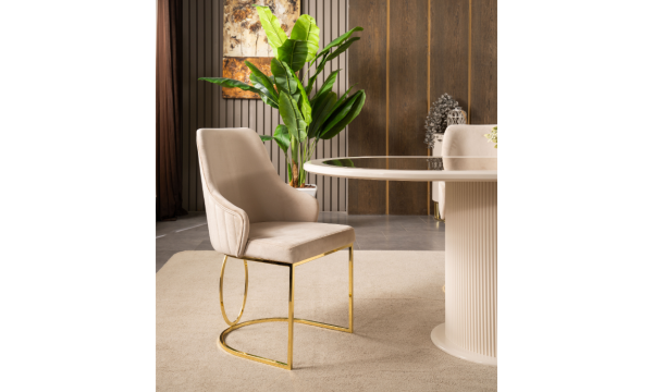 Luccix 6 Sandalye(Gold)