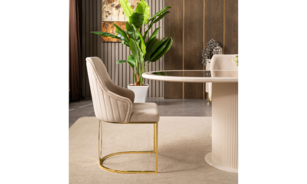 Luccix 6 Sandalye(Gold)