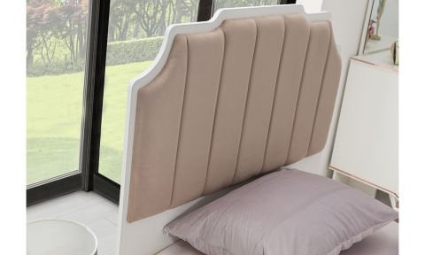 Lora Genç Odası 100*200 cm Başlıklı Bazalı Karyola