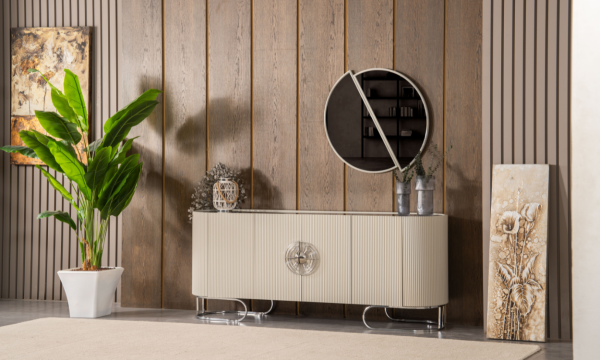 Luccix Yemek Odası Takımı(Gümüş)