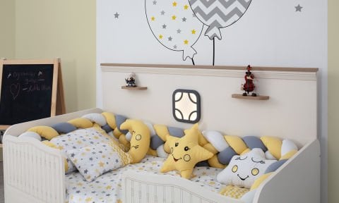 Sedir Çocuk Odası Montessori Karyola