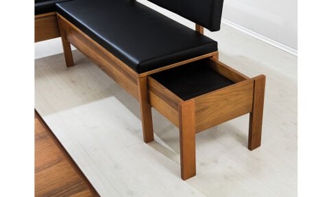 Domino Ekbank+Konfor Masa(Ceviz)