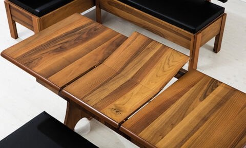 Domino Ekbank+Konfor Masa(Ceviz)