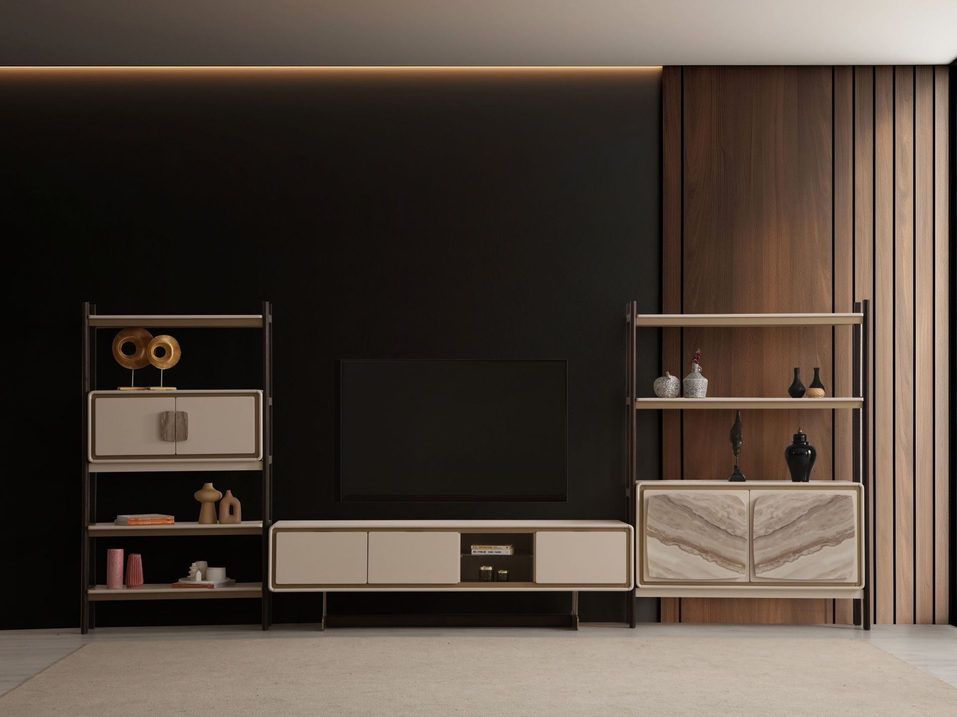 Madrid Tv Ünitesi ( VİTRİNLİ )