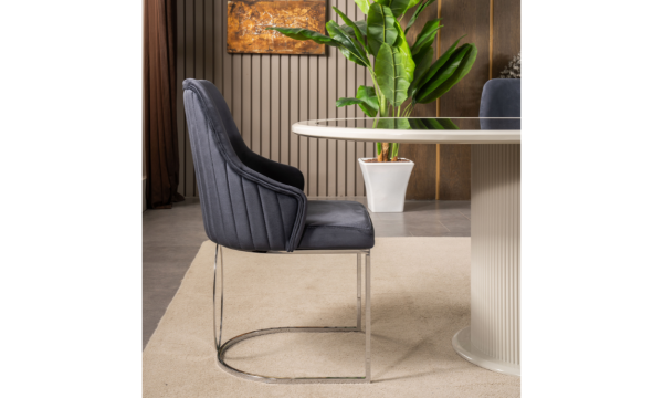 Luccix 6 Sandalye(Gümüş)