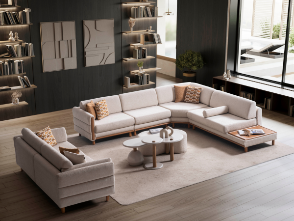Elegant Bohem Köşe Koltuk + Üçlü Koltuk + Berjer