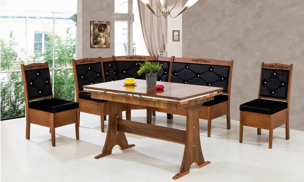 Avangarde Ekbank+ Avangarde Masa(Ceviz)