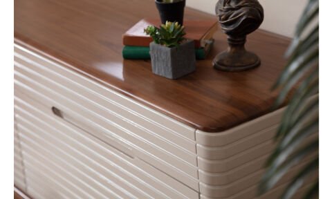 İnci Ceviz-Krem Yemek Odası Konsol