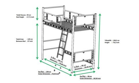 Radoma Ranza (Ranza Ünitesi) 90*190 cm